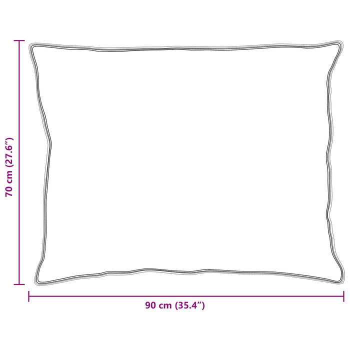 Duvet Invernale con cuscino 3 pcs Bianco Piuma d'anatra 3376897