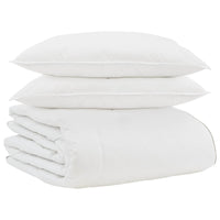 Duvet Invernale con cuscino 3 pcs Bianco Piuma d'anatra 3376925