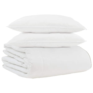 Duvet Invernale con cuscino 3 pcs Bianco Piuma d'anatra 3376935