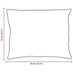 Duvet Invernale con cuscino 3 pcs Bianco Piuma d'anatra 3376936