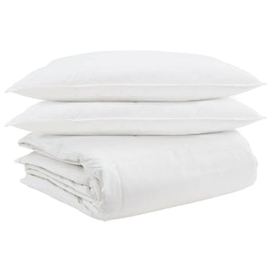 Set di Piumoni con cuscino 3 pcs Bianco Piuma d'anatra 3376967