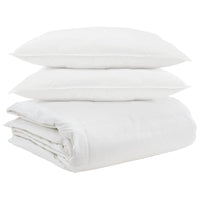 Set di Piumoni con cuscino 3 pcs Bianco Piuma d'anatra 3377000