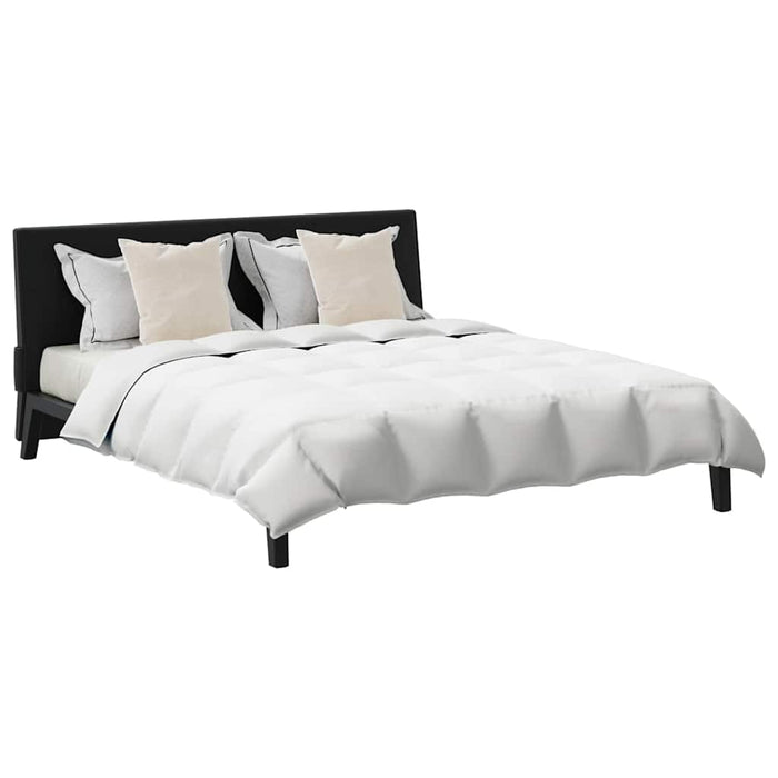 vidaXL Piumone con cuscino 3 pcs Bianco Piume