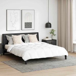 vidaXL Piumone 3 pcs Bianco Piume