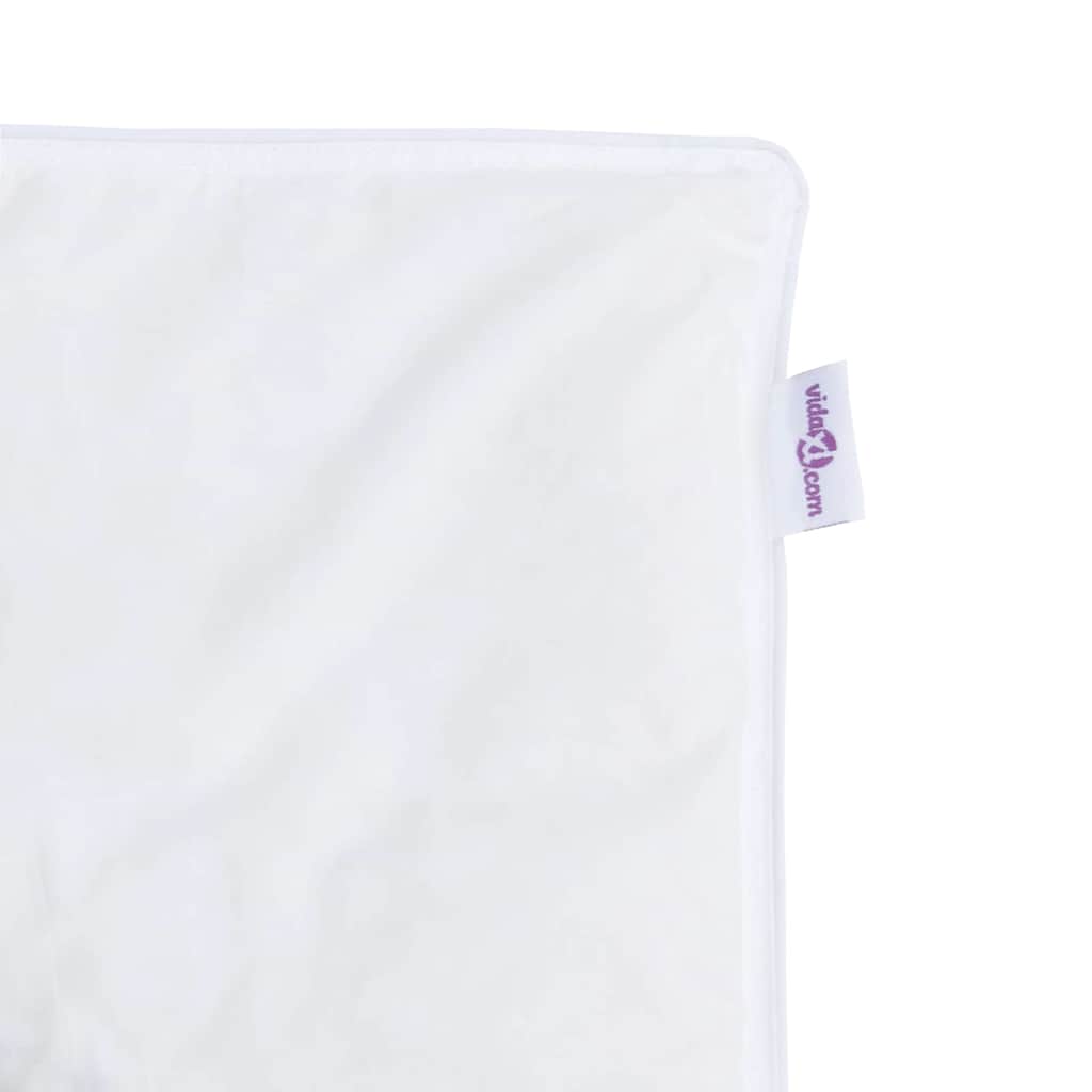 vidaXL Piumone Altro 3 pcs Bianco Piume