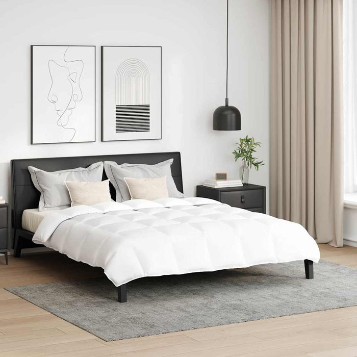 vidaXL Piumone Altro con cuscino 3 pcs Bianco Piume