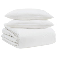 Set di Piumoni con cuscino 3 pcs Bianco Piuma d'anatra 3377103