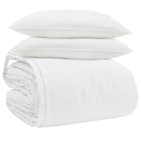 Set di Piumoni con cuscino 3 pcs Bianco Piuma d'anatra 3377194