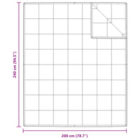 Set di Piumoni con cuscino 3 pcs Bianco Piuma d'anatra 3377199