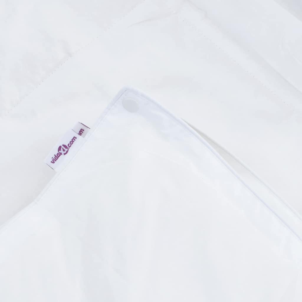 Set Coperta Invernale con cuscino 3 pcs Bianco 240 x 220 cm