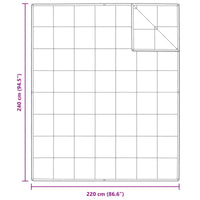 Set di Piumoni con cuscino 3 pcs Bianco Piuma d'anatra 3377231
