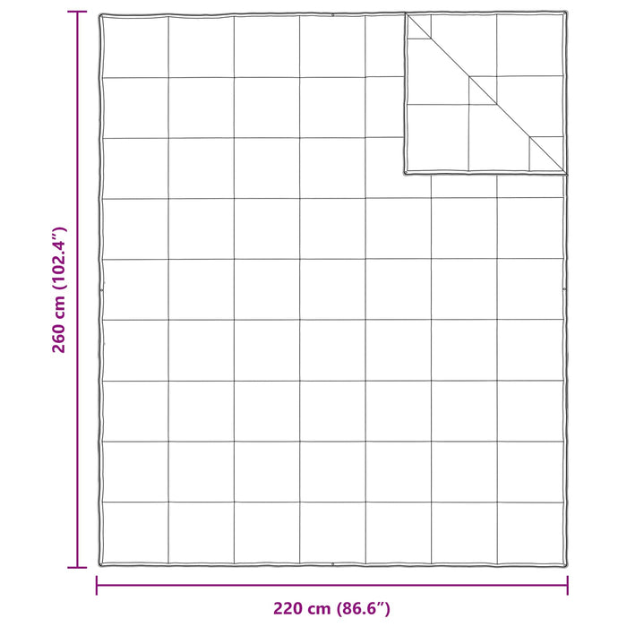Set di Piumoni con cuscino 3 pcs Bianco Piuma d'anatra 3377239