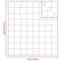 Set di Piumoni con cuscino 3 pcs Bianco Piuma d'anatra 3377253