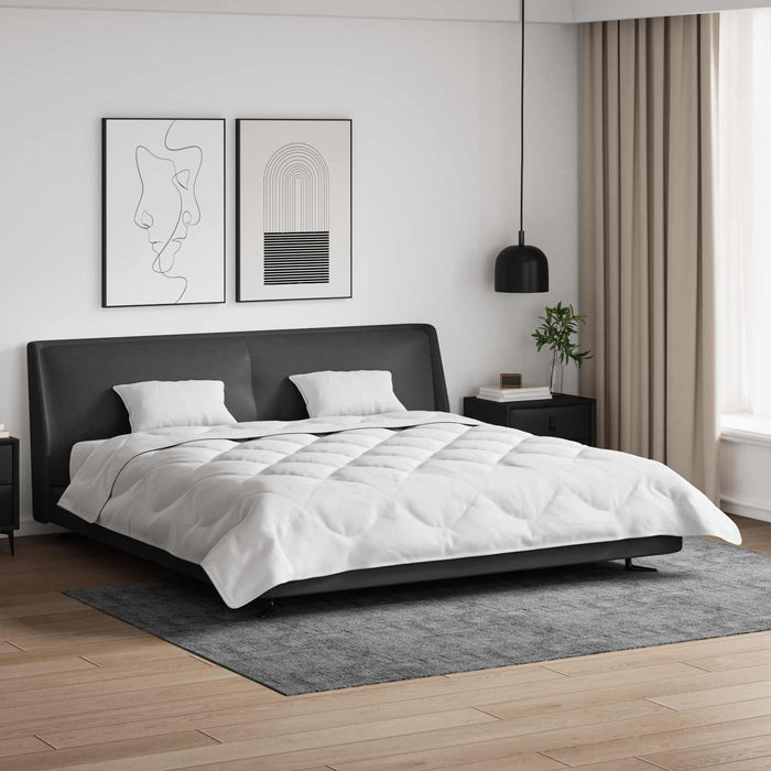 Duvet Estivo con cuscino 3 pcs Bianco Microfibra 3377276