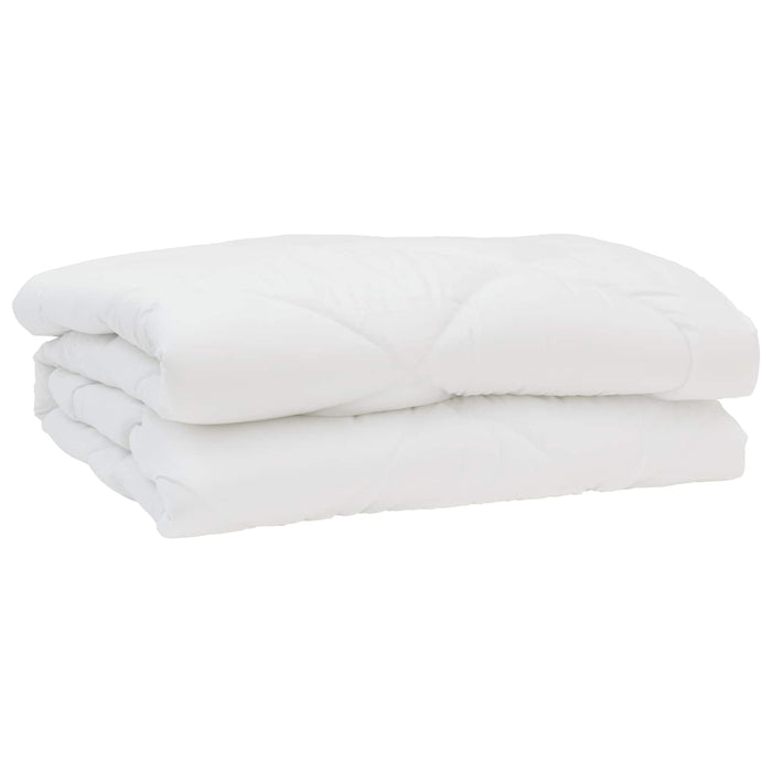 Duvet Estivo con cuscino 3 pcs Bianco Microfibra 3377291