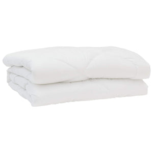 Duvet Estivo con cuscino 3 pcs Bianco Microfibra 3377332