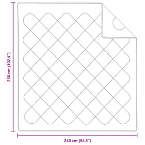 Duvet Estivo con cuscino 3 pcs Bianco Microfibra 3377335