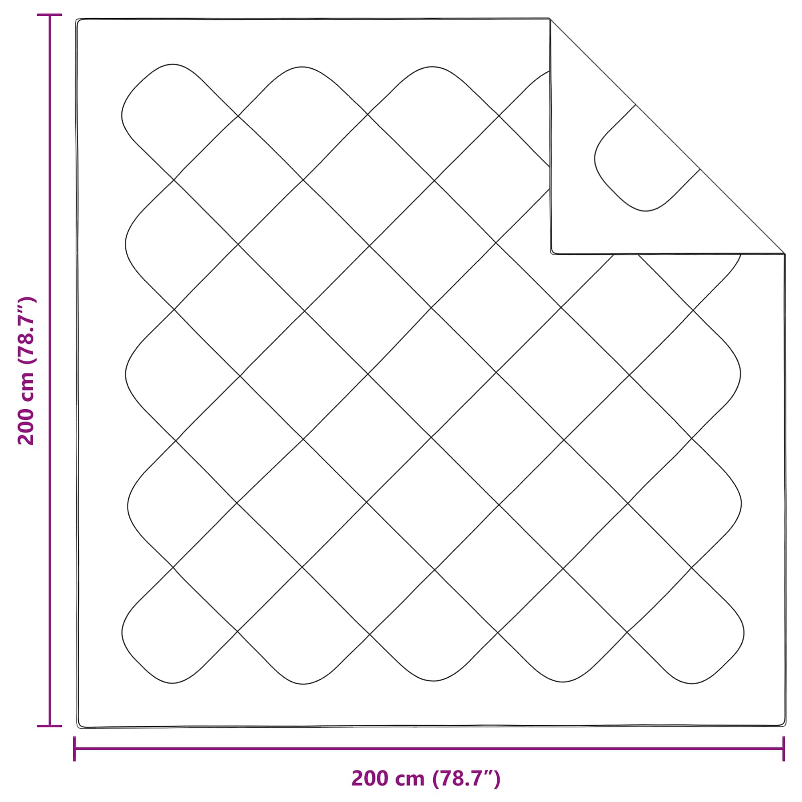 Piumone con cuscino 3 pcs Bianco Microfibra 3377502