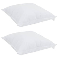 vidaXL Set di piumini con cuscino 3 pcs Bianco 240 x 200 cm Microfibra