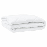 vidaXL Set di piumini con cuscino 3 pcs Bianco 200 x 220 cm Microfibra