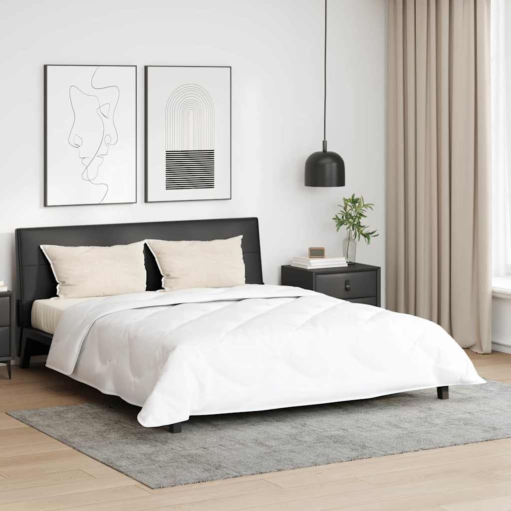 vidaXL Set di piumini con cuscino 3 pcs Bianco 260 x 220 cm Microfibra
