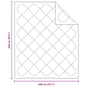 Piumone con cuscino 3 pcs Bianco Microfibra 3377674