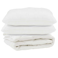 Piumone con cuscino 3 pcs Bianco Microfibra 3377704