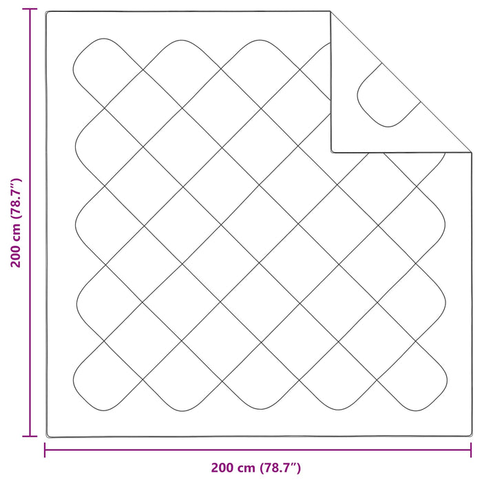 Duvet Invernale con cuscino 3 pcs Bianco Microfibra 3377735