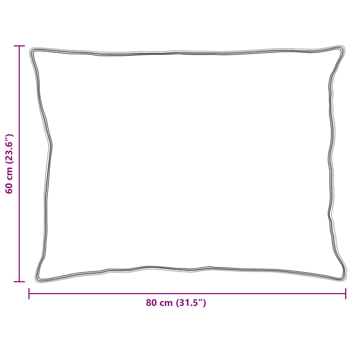 Duvet Invernale con cuscino 3 pcs Bianco Microfibra 3377741