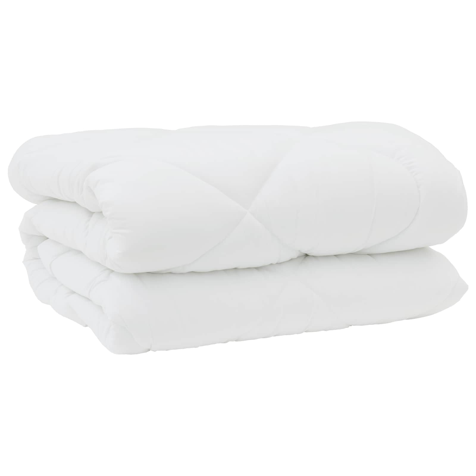 Duvet Invernale con cuscino 3 pcs Bianco Microfibra 3377742