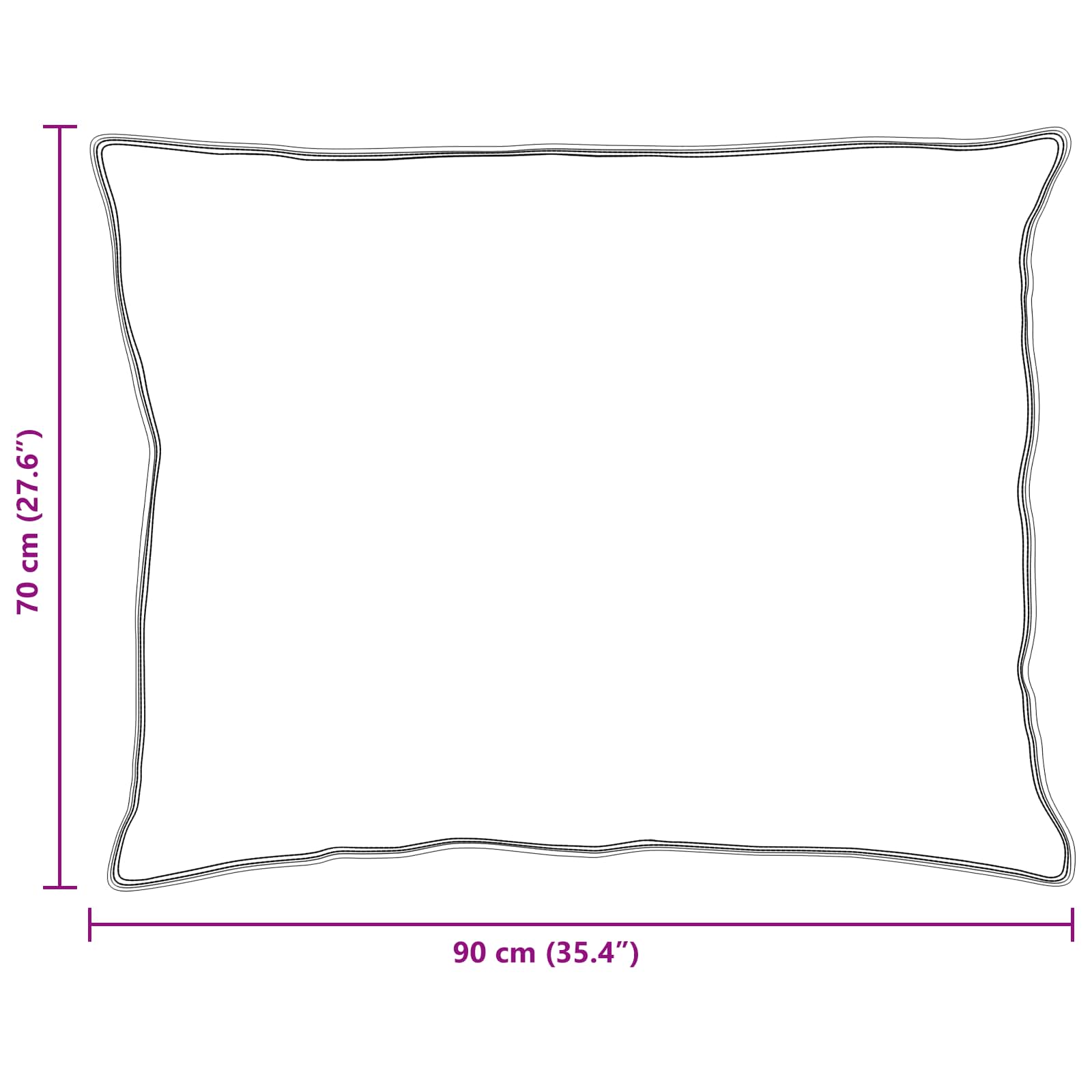 Duvet Invernale con cuscino 3 pcs Bianco Microfibra 3377768