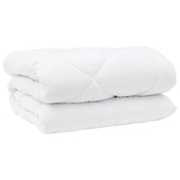 vidaXL Duvet Invernale 3 pcs Bianco 240 x 220 cm Microfibra