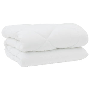 Duvet Invernale con cuscino 3 pcs Bianco Microfibra 3377793