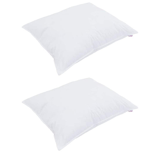 vidaXL Duvet Invernale 3 pcs Bianco 200 x 200 cm Microfibra