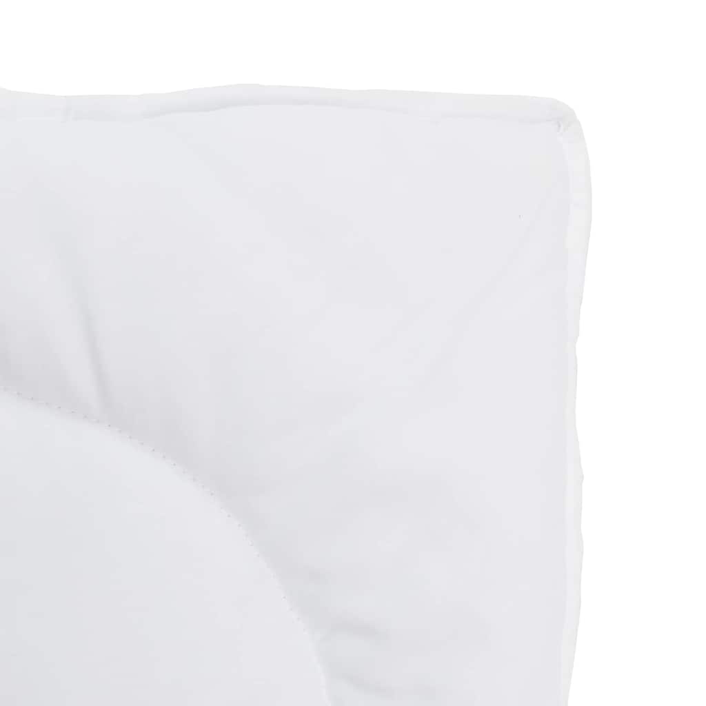 vidaXL Duvet Invernale 3 pcs Bianco 240 x 200 cm Microfibra