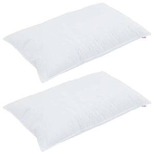 vidaXL Duvet Invernale 3 pcs Bianco 200 x 220 cm Microfibra