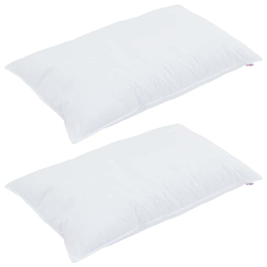 vidaXL Duvet Invernale 3 pcs Bianco 200 x 220 cm Microfibra