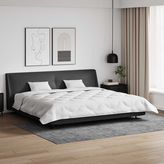 Duvet Invernale con cuscino 3 pcs Bianco Microfibra 3377874