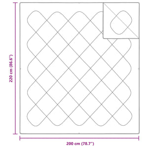 Set di Piumoni 3 pcs Bianco Microfibra e Piuma d'Oca 3377997