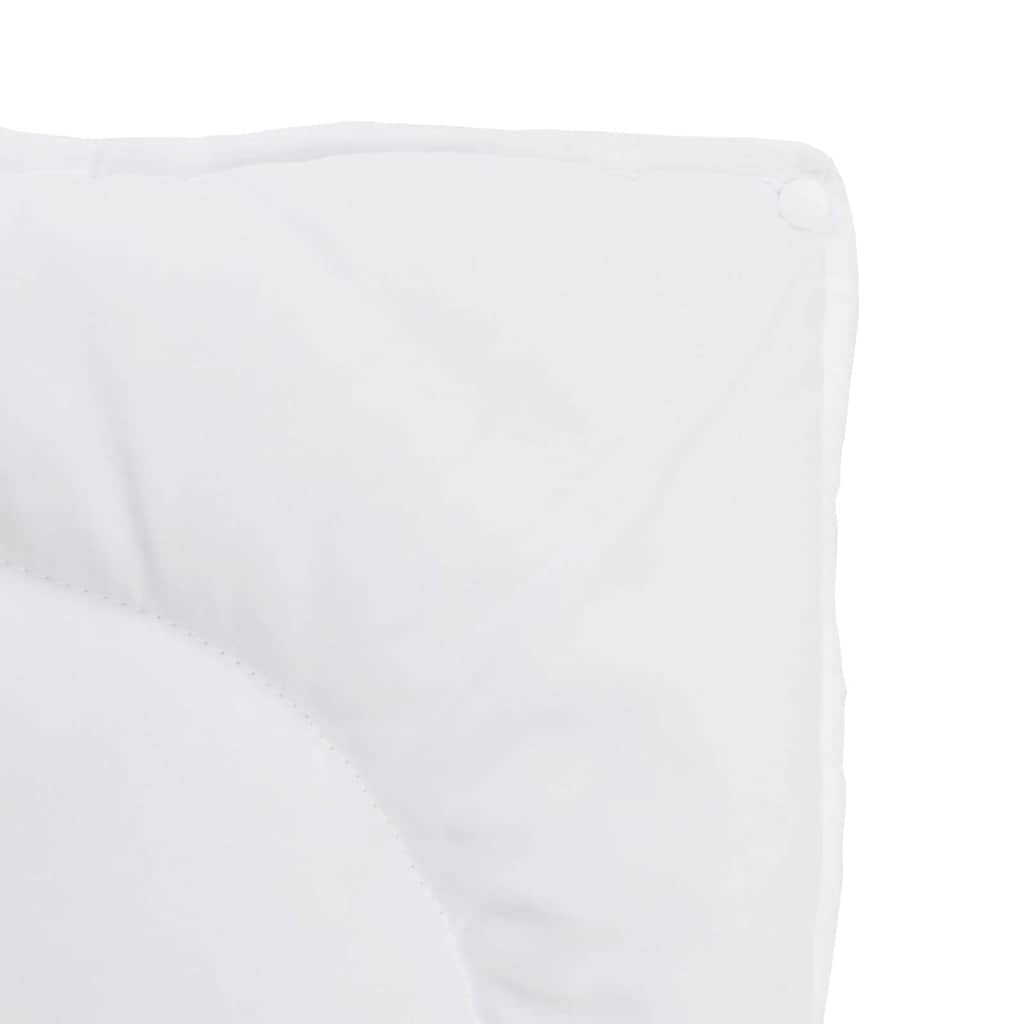 Set di piumini con cuscino 3 pcs Bianco 240 x 220 cm Microfibra