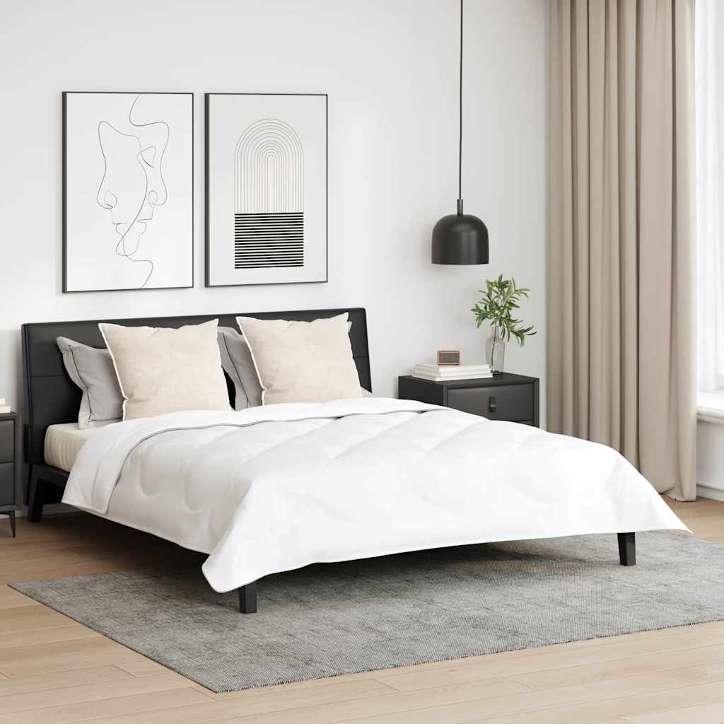 Set di piumini con cuscino 3 pcs Bianco 240 x 220 cm Microfibra