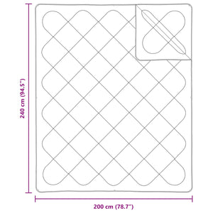 Piumone con Cuscini con cuscino 3 pcs Bianco Microfibra 3378067