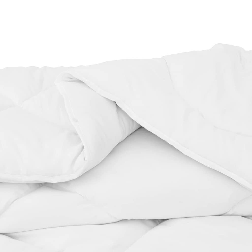 Set di piumini con cuscino 3 pcs Bianco 240 x 220 cm Microfibra