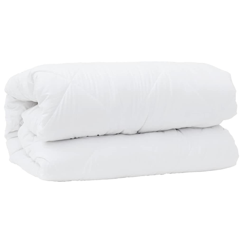 Set di piumini con cuscino 3 pcs Bianco 240 x 260 cm Microfibra