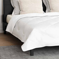 vidaXL Piumone con Cuscini Altro 3 pcs Bianco 200 x 220 cm Microfibra