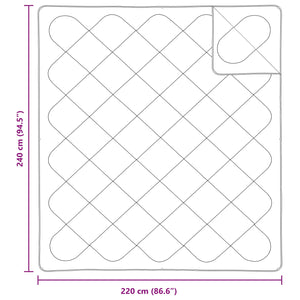 Piumone con cuscino 3 pcs Bianco Microfibra 3378166