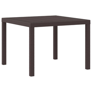 Tavolo da Pranzo da Giardino Marrone 100 x 100 x 73 cm 871681