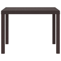 Tavolo da Pranzo da Giardino Marrone 100 x 100 x 73 cm 871681