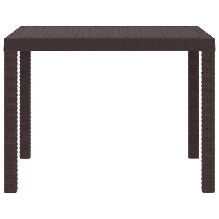 Tavolo da Pranzo da Giardino Marrone 100 x 100 x 73 cm 871681