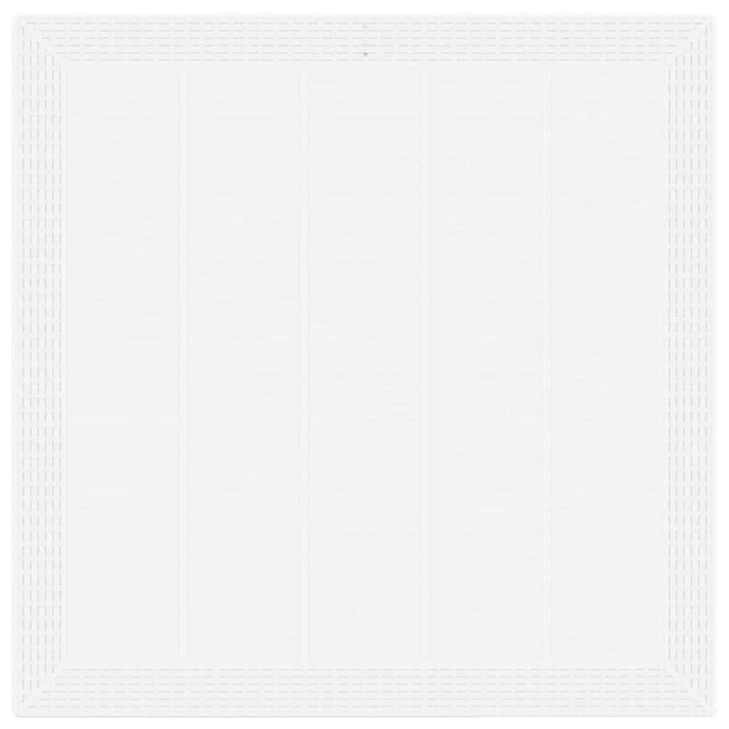 Tavolo da Giardino Bianco 100 x 100 x 73 cm polyrattan 871682